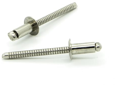 IERO - Rivetti a strappo IERO Inox A2/Inox A2 Testa Tonda 5.0x8.0mm ISO15983 - Box da 500 pezzi