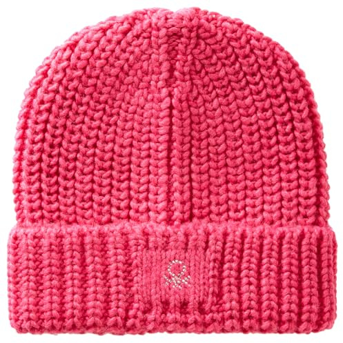 United Colors of Benetton Mütze für Mädchen und Mädchen, Rosa, M