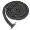Joint Tressé pour Insert et Poêle, Imprégnée de Graphite Joint d'Étanchéité, Joint en Fibre de Verre, Joint Tressé, Excellente Étanchéité à l'Air, pour Cheminées Poêles à Bois, noir, 10MM*3M