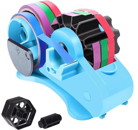 Dispensador Cinta Adhesiva, Dispensador Celo Automático, Dispensador de Cinta Adhesiva, Porta Celo, Portacelo, Dispensador de Celo, Para Anchos de Cinta Adhesiva de Hasta 1-4 cm