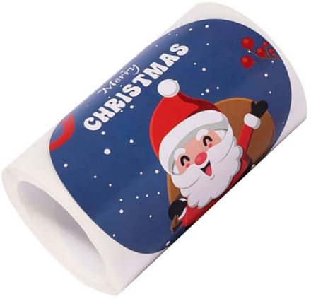 100 Stück Geschenketiketten Aufkleber Weihnachten Geschenk Aufkleber Scrapbooking Aufkleber für Geschenkkoffer Paket Süßigkeiten Tasche Umschlag Dekor Weihnachtsaufkleber für Kartenherstellung