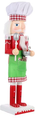 Cabilock Adorno Navideño De Cascanueces Madera Soldado Dibujos Animados Decoración De Mesa Cascanueces Navideño Artículos para Fiestas Navideñas