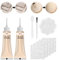 QEEROYO Leder Reparatur Set, Kunstleder Reparaturset, Lederreparatur Creme, 2×20ml Leder Kratzer Entferner, Reparatur Set für Autositze,Sofas, Lederjacke,Schuhe,Gürtel Kratzer,Löcher, Beige