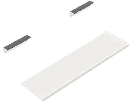 LOVIVER Window Sill Plant Shelf Countertop Extension Waterproof Sturdy Kitchen Window Shelf Storage Rack for Office Workbench, 20cmx50cm