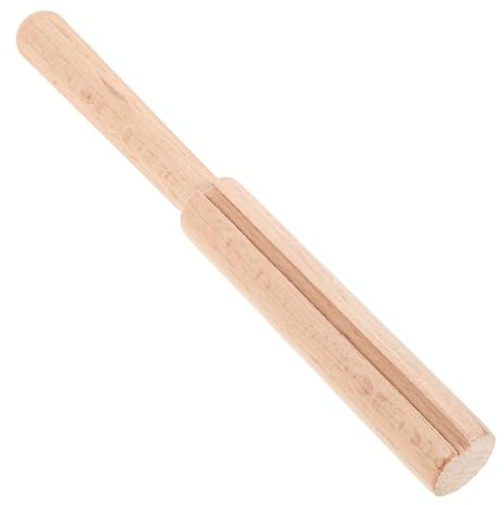 DECORNIJIA Wooden Yarn Cutting Tool Rug Thread Stick for DIY Embroidery Knitting Craft with Solid Wood Construction Easy to Use for Precise Thread Snipping
