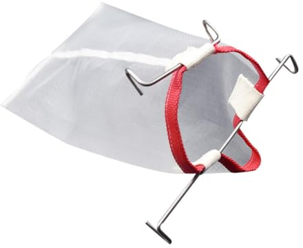 NIYANGLE Colador Cuadrado para Miel Gancho Filtro de Nylon Reutilizable para Vino y Café Bolsa Coladora Fina para Leche y Té Herramienta Práctica para Apicultura y Preparación de