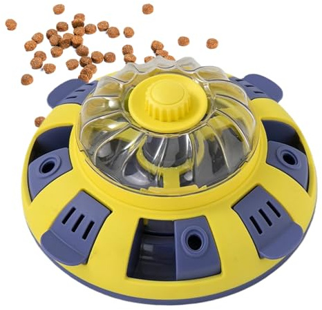 Gkumgwo Distributore di Snack per Cani,Puzzle Interattivo Regolabile | Gioco per Cani con Erogatore di Premietti,Per Arricchimento, Masticatori Aggressivi, Taglie Piccola Media Grande, Addestramento
