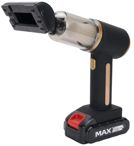 Hamwesh Aspirateur de Voiture, Aspirateur à Main sans Fil à Aspiration 60 W 10 000 Pa, Portable avec Filtres Lavables Multifonctionnels, Batterie 6 000 MAh pour Voiture et Maison