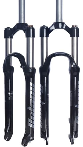 YADZISW Forcella Anteriore a Molla per Mountain Bike MTB XC da 26, 27,5 e 29 Pollici, Tubo Dritto da 28,6 mm, QR 100 x 9, Escursione da 100 mm, bloccaggio Manuale