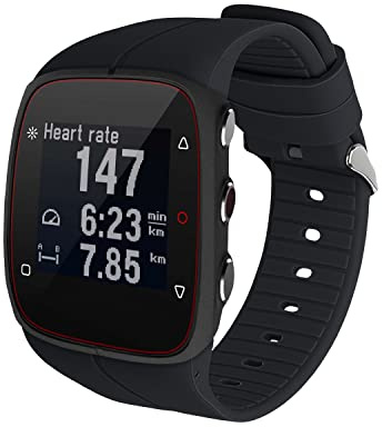 kwmobile Pulsera compatible con Polar M400 / M430 - Brazalete de silicona y TPU