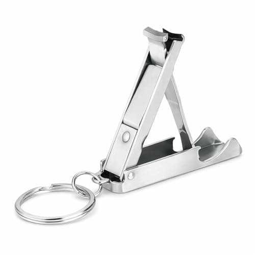 Nagelknipser, 2 in 1 Multifunktionswerkzeug Mit Integriertem Flaschenöffner Und Schlüsselring Für Reise, Outdoor Und Täglichen Gebrauch