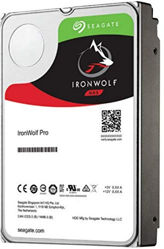 SEAGATE HDD NAS 3,5 4TB 7200RPM 256MB IroNWOLF Pro, Schwarz, Standard