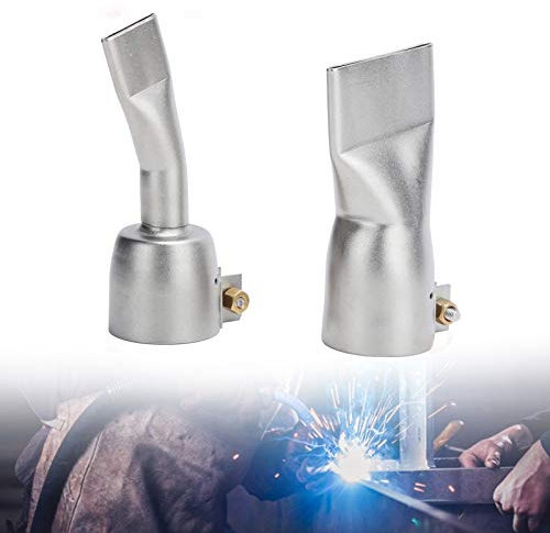 2 Stück Flachschweißdüse, 20 mm + 40 mm groß Schweißspitze Hochfeste Schweißgeräte für Hand-Heißluftschweißgeräte
