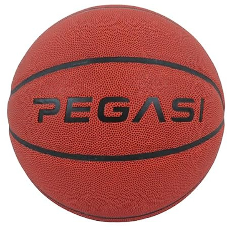 Pegasi Basketball Größe 7: 75-78 cm 565-650g - für Kinder - Orange | Indoor und Outdoor, Für Kinder und Erwachsene, Gute Griffigkeit, Sehr stark, Basketball Zubehör, Naturgummi, Mini basketball