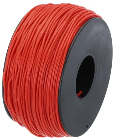 QUARKZMAN 28AWG Kabel Elektrischer Draht 0,08 mm² Verzinntes Kupferkabel 75 Meter, Stromkabel Hohe Temperatur Leitung Erdkabel Litzenkabel Verlängerungskabel für Kfz Kabelkanal, Rot