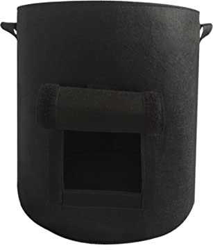 OFFSCH Essential 38l Large Potato Grow Bags Nonwoven Fabric Planting Pouch Enhanced Stitching for Healthy Potato Growing