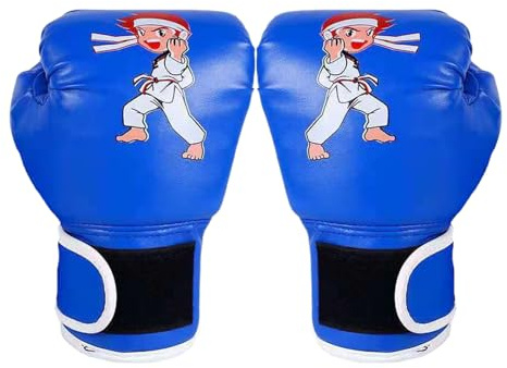 Gants de Boxe pour Enfants de 3 à 13 Ans, garçons et Filles, Gants de Boxe d'entraînement en polyuréthane pour Sac de Frappe, Kickboxing, Muay Thai, MMA