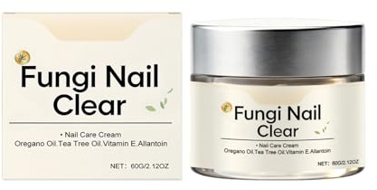 Crema trasparente per la cura delle unghie, 2026, nuova crema fungina per unghie, funghi trasparenti, formula naturale e olio dell'albero del tè con olio di origano