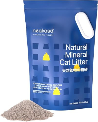 Neakasa Mineral Katzenstreu für M1 Selbstreinigende Katzentoilette, Klumpstreu mit Aktivkohle, 99,9% staubfrei, Starke Geruchsbindung bis zu 14 Tage, schnell klumpend, für mehrere Katzen geeignet