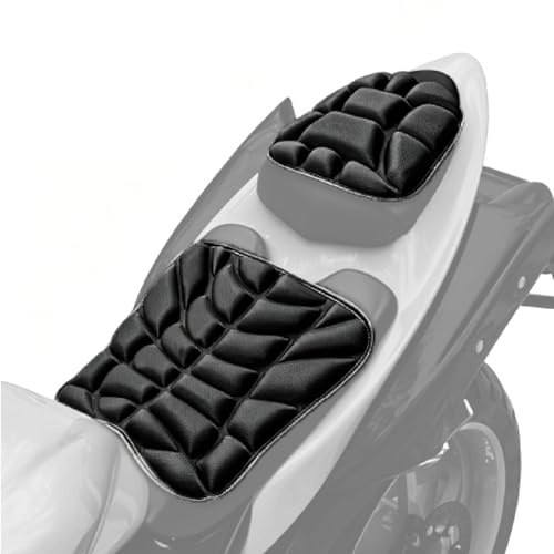 WKZSVLP Cojín para Asiento de Motocicleta para Yamaha MT-07 Tracer 700 2021-2022, Diseño 3D Transpirable, Base Antideslizante, Alivia Fatiga en Viajes Largos