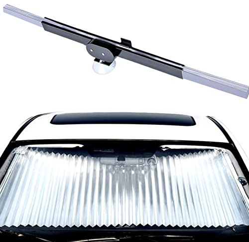 Niktule Parasol Plegable para Coche,Parasol para Ventana Delantera automóvil con ventosas Dobles | Bloqueador Solar Interior Coche Longitud y Anchura Ajustables para Camiones