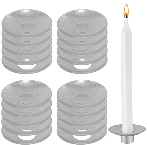 20 Stück 23 x 67 mm Tropfenfänger für Kerzen Tropfschutz Kerze Kerzentropfmanschetten für Spitz- & Stabkerze und Kommunion-Kerze