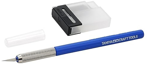 TAMIYA 69943 Coltello fai da te con 25 lame blu - Accessori per modellismo RC - Accessori fai da te - Strumenti fai da te - Accessori per modellismo di alta qualità