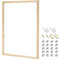 PATIKIL 18x24 inch Canvas Stretcher Bars, DIY Removable Wooden Canvas Frames Kit for Oil Paintings Poster Picture Photo, Arts Accessory, Paint by Numbers