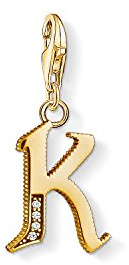 Thomas Sabo Damen Charm-Anhänger L Buchstabe Charm Club 925 Sterling Silber 1618-414-39