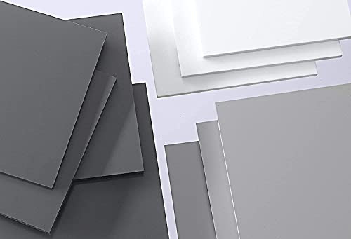 nattmann PVC Platte Hart weiß 2-25 mm Zuschnitt TOP QUALITÄT von SIMONA RÖCHLING TROVIDUR (10 mm, 1000 x 495 mm) - nach Maß/Wunschmaß möglich
