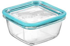 Bormioli Rocco 344208-MEL Vorratsdose aus Glas Frigoverre Future-42 cl 12 x 12 x 6,5 cm