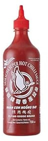 Salsa Sriracha Super Hot 730 ml estilo tailandés 70% chile rojo, picante intenso para noodles, ramen, wok, sushi, pizza y marinados, botella con boquilla dosificadora