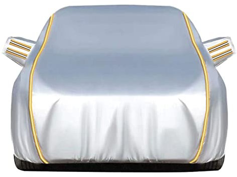 vollgarage Abdeckung abdeckplane Autoabdeckung Für Audi A4 B8 Avant Kombi (2007-2015) | Wasserdicht Atmungsaktiv Autoplane Draussen Fahrzeug Regenfest Winddicht Volle Autoabdeckung (Color : Silver)
