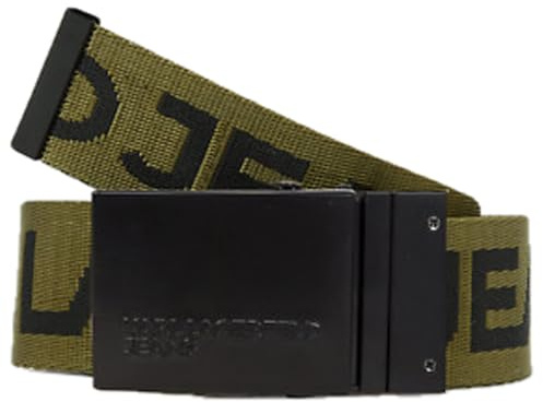 Karl Lagerfeld Jeans Homme Reversible Webbing Belt Green Olive One size