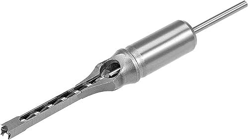 Juego de brocas, juego de brocas de cobalto, Herramientas Broca de agujero cuadrado for madera 1/4 Cincel hueco Mortiser Auger Spur Tool, Acero de alto carbono for carpintería Juego de brocas de carp