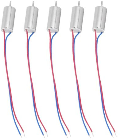 coreless Motor Hochgeschwindigkeitsmotor mit 21800 U/min, Kernloser Motor, Mini-Größe 6 Mm X 12 Mm, für Flugzeugmodelle, Quadrocopter, Spielzeugflugzeuge, Stabile Leistung, Einfach zu