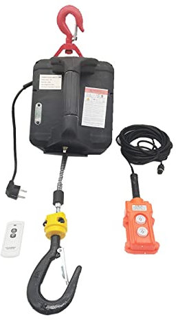 BDKSEXBF Tragbarer elektrischer Hebekran, 500 kg, für Autos, Heimwerkerarbeiten, Frachtumschlag, Heben in Produktionswerkstätten