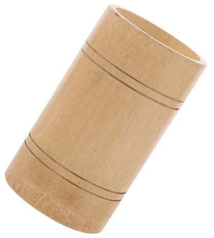 VICASKY Mini Wood Storage Tube Bamboo Zen Garden Tool Container Sand Painting Accessories Desk Organizer for Japanese Sand Table Landscape, Portable Utensil Holder for Home Office