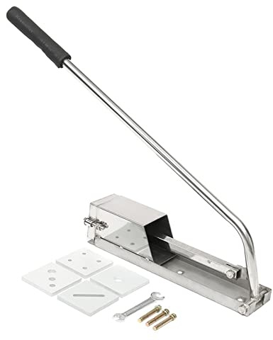 Edelstahl-Ton-Extruder – Wandmontierter Zuckerpasten-Bastelschneider mit 4 Polymer-Ton-Modulen für Töpferwaren, Formen und weichen Ton-Extrusionswerkzeug