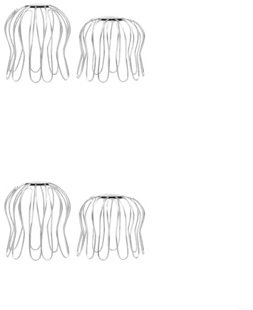 HOHOVYVY Grondaie protezione foglie, grondaie, protezione foglie, regolabile, 75 – 85 mm e 90 – 100 mm, protezione fogliame per tubi, balcone, tetto, giardino e garage (4 pezzi)