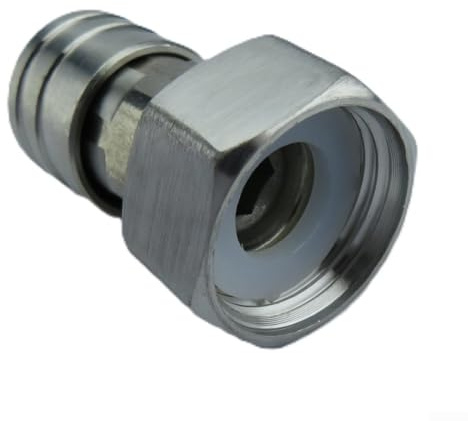 Metall-Schlauchadapter für Hochdruckreiniger – 3/4 Zoll Buchse auf 1/4 Zoll Schnellanschluss, passend für elektrische Autowaschmaschinen und Gartenschläuche, 2 Stück