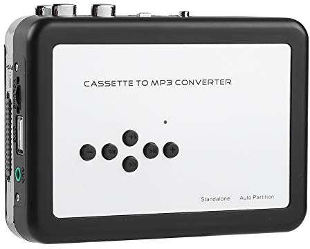 Cassette Switch with Headset, Portable Personal USB Cassette Tape on PC Acquisition of MP3 CD Converters