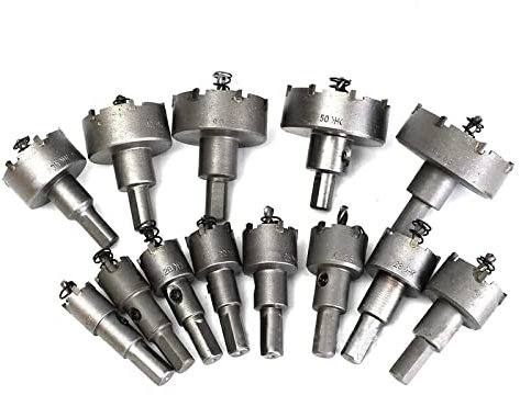 13pcs 16-53mm HSS Lochsäge Bohrer Set Hartmetallspitze Lochsäge Cutter Kernbohrer Für Holz/Metall Bohrwerkzeuge