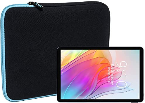 Slabo Tablet Tasche Schutzhülle für Chuwi Hipad Air Hülle Etui Case Phablet aus Neopren – TÜRKIS/SCHWARZ
