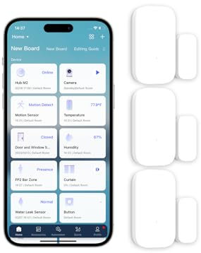 Aqara Tür- und Fenstersensor 3er Pack, Erfordert Aqara Hub, Zigbee-Verbindung, Drahtloser Detektor für Alarmanlage und Smart Home, Kompatibel mit Apple HomeKit, Alexa, IFTTT
