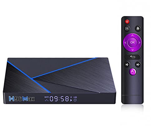AMITVA Android TV Box 12.0, H96 MAX V56 Android TV Box 8GB RAM 64GB ROM, RK3566 Quad-Core 64Bits 1000M LAN Dual-WiFi 2.4G/5G 8K/AV1/3D/USB 3.0/BT 4.2, Decodificador,2gb+16gb