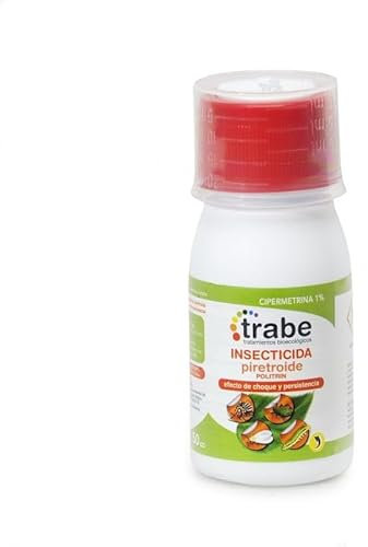 GROWMANIA Insecticida Piretrina Natu de Trabe 50 ML Cipermetrina | Protección de Plantas y Cultivos frente Plagas de Forma Natural a partir de Crisantemo