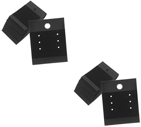 NUOBESTY 200 STK Paste Ohrringe Marmelade Ohrring-Anzeigekarten Armbänder zum Aufhängen von Karten Schmuck Ohrringkarten Ohrringe Speicherkarten Pastell Klipp Armband Papierstau Karton