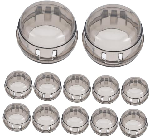 Gadpiparty 12pezzi Coprimanopole per Fornelli Gas di Protezione Sicura per Manopole Coperture di Sicurezza per Bruciatore del Forno Blocco di Sicurezza per Forno Resistente e Facile