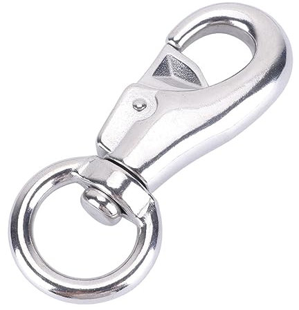 KONTONTY Drehhaken 102mm Für Hängesessel Silber 300 Kg Belastbar 360° Drehbar Metall Für Hängestuhl Draußen Und Drinnen